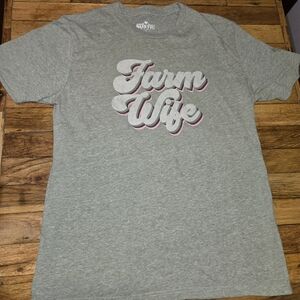 Farm Wife Rustic Spirit  Farmer Occupation Housewife T-Shirt Size L #284